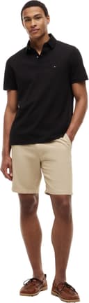 Tommy Hilfiger Men’s Short Sleeve 1985 Regular Fit Polo Shirt, Black (Black), XS - 4