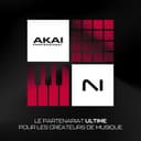 Akai Professional MPK Mini Plus - Clavier MIDI USB à 37 Touches avec Huit Pads MPC, Molettes, Logiciel de Production et Native Instruments Sound Package - 8