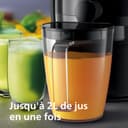 Philips Centrifugeuse Série 3000 - Extracteur de Jus avec cheminée XL 75mm, Technologie QuickClean, Capacité 2 L, Puissance 800W, Facile à assembler et rincer, Jus lisse sans pulpe, noir (HR1856/70) - 4