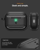 Spigen Rugged Armor Case Compatible with AirPods Pro 3 (2025) - Matte Black - 3