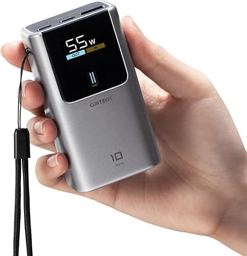 CUKTECH 10 Mini 55W Batterie Externe 10000mAh, 3 Ports US…