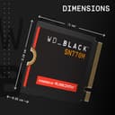 WD_BLACK SN770M NVMe SSD 1 To (Jusqu'à 5 150 Mo/s en lecture, M.2 2230, PCIe Gen4, Pour appareils de Jeu Portables, Idéal pour ASUS ROG Ally, Steam Deck et Microsoft Surface) POWERED BY SANDISK - 3