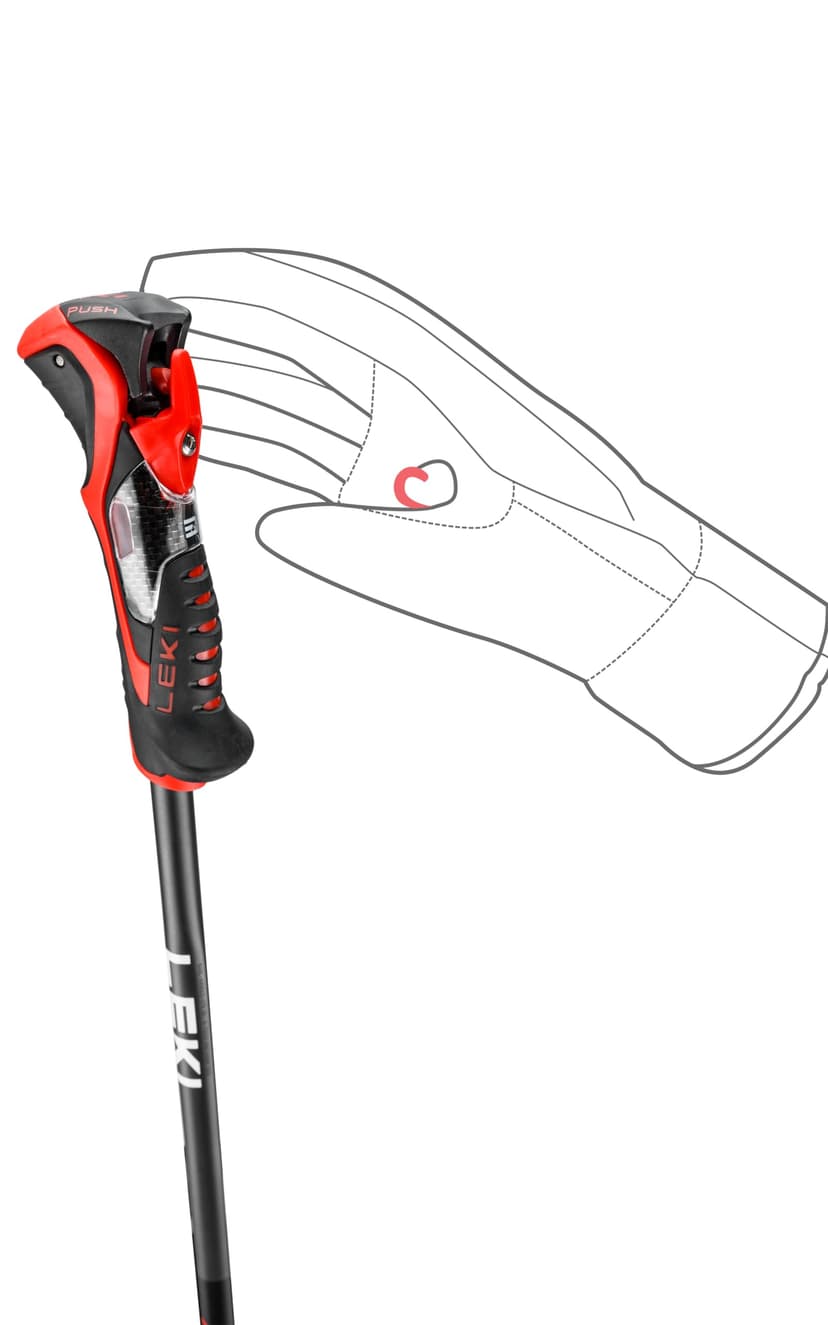 LEKI AIRFOIL 3D Stöcke 2025 black/bright red/dark anthracite, 120 - 4