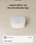 eufy Security Capteur d'eau et de gel avec alertes à distance, étanchéité IP65, autonomie de la batterie de 2 ans, HomeBase requise, compatible avec HomeBase S380 et S280, contrôle par application - 2
