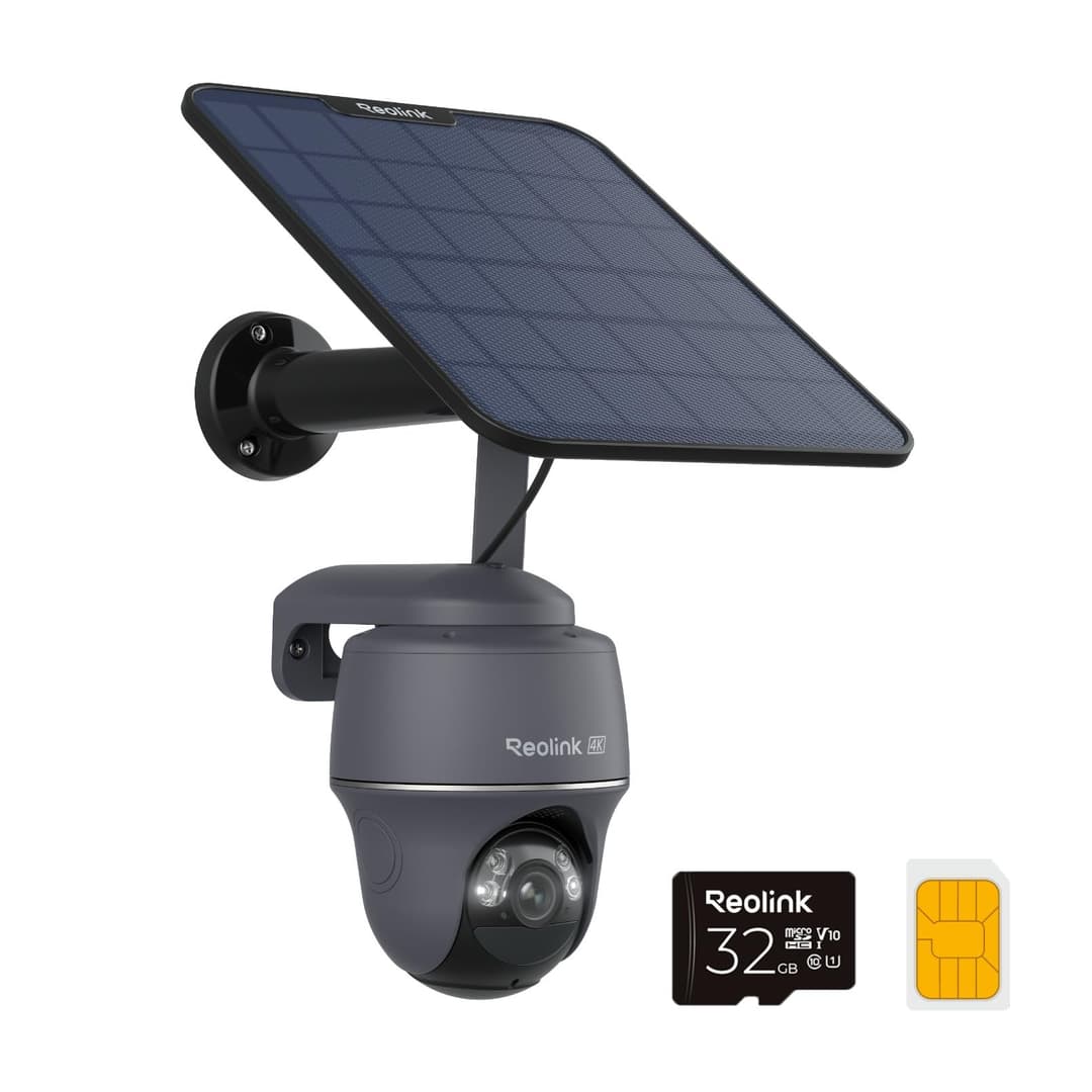 Reolink 4K/8MP 4G Camera, Solar-powered Security Camera O…