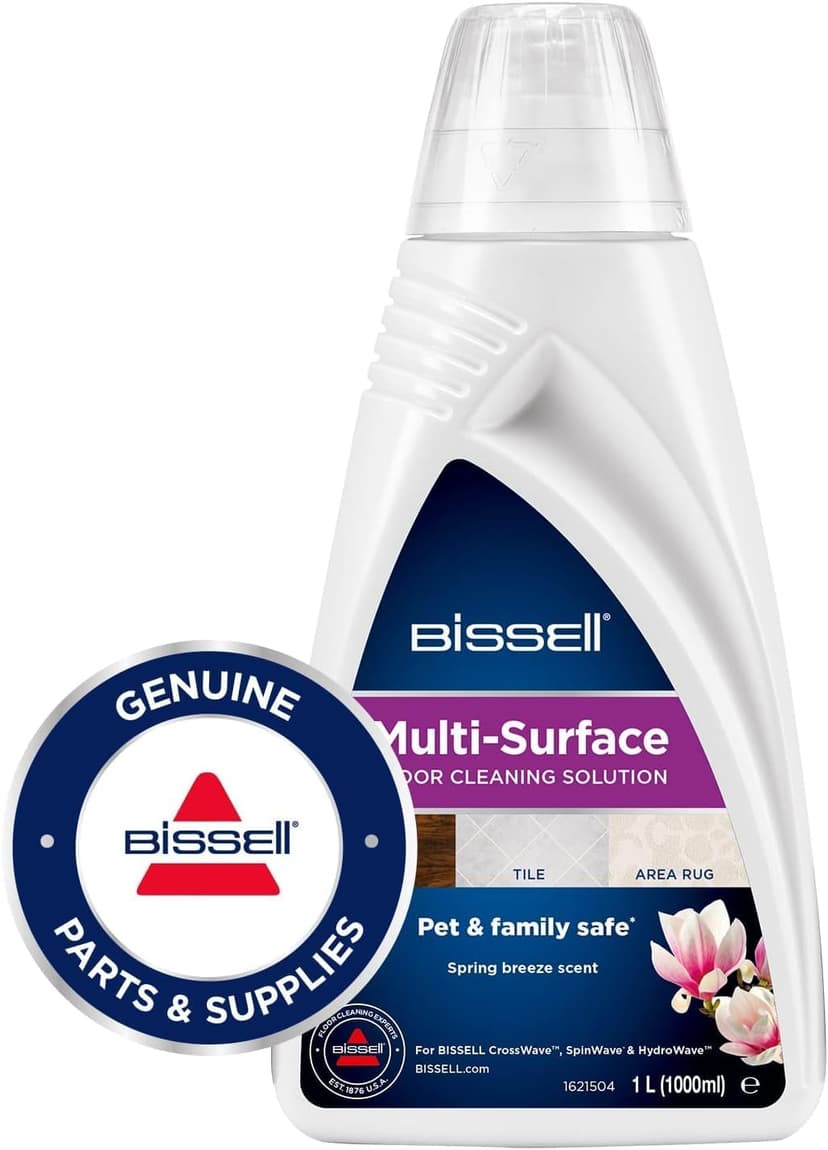 BISSELL Multi-Surface Floor Cleaning Solution, For BISSELL CrossWave & SpinWave, 1L, Everyday cleaning for sealed hard floors and area rugs, 1789L - 1