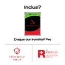 Seagate IronWolf Pro 28TB, NAS internal hard drive, 3.5", 7200 U/Min, CMR, 512 MB Cache, SATA 6 GB/S, Data Rescue Service (ST28000NTZ00) - 3