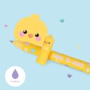 Legami Set of 2 Erasable Gel Pens, Easter Edition, Pens with Erasable Thermosensitive Ink, Pink, Purple, Erase Without Using Up the Paper, 0.7 mm Tip - 6