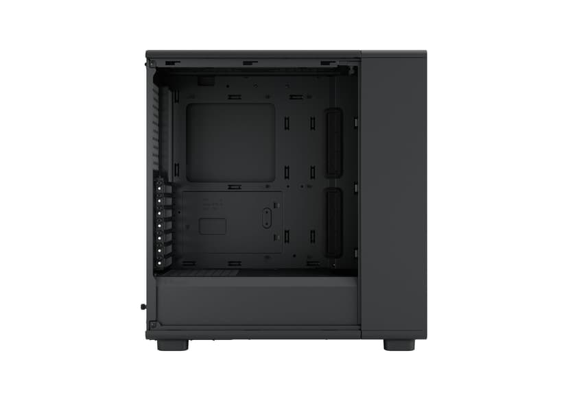 Fractal Design Epoch Black Solid - High Airflow PC Gaming Case - Mesh Front Panel - Three Momentum 12 Fans Included - Spacious Interior - ATX/mATX/ITX Support - 6