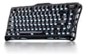 GravaStar Mercury K1 75% Wireless Mechanical Keyboard, Aluminum Alloy Gaming Keyboard with Knob, Hot Swappable, Linear Switches, Transparent Keycaps, RGB Backlit, 2.4GHz/BT5.0/USB-Black Mist - 1
