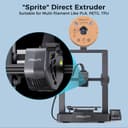 Creality Ender 3 V3 SE 3D Printer with CR Touch Auto Leveling, Sprite Direct Extruder, Dual Z & Y-axis, 250mm/s FDM Speed and 8.66 x 8.66 x 9.84in Print Size - Upgraded for Easy Beginners - 3