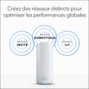 NETGEAR Orbi, Système Mesh WiFi 7, RBE773, 3-Pack, Jusqu'à 11 Gbps, Couvre jusqu'à 540 m², 100 appareils, 2.5GB Internet Port, Tri-Band BE11000, Compatible Murs épais et Toutes Box Internet - 8