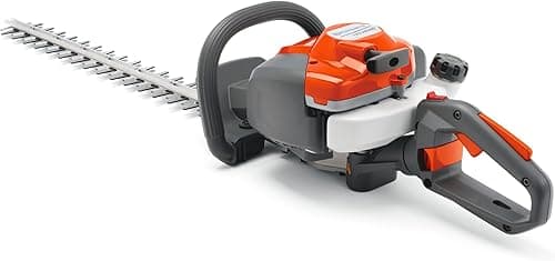 Husqvarna 122HD60 : Taille-Haies Thermique 21,7 cm³, Lame Double Action 59 cm, LowVib®, Smart Start®, poignée arrière réglable.