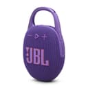 JBL Clip 5, Enceinte Bluetooth ultra-portable, mousqueton intégré, son JBL Pro, basses percutantes, 12 heures d'autonomie, fonction Playtime Boost, résistante à l'eau et à la poussière IP67, en violet - 1