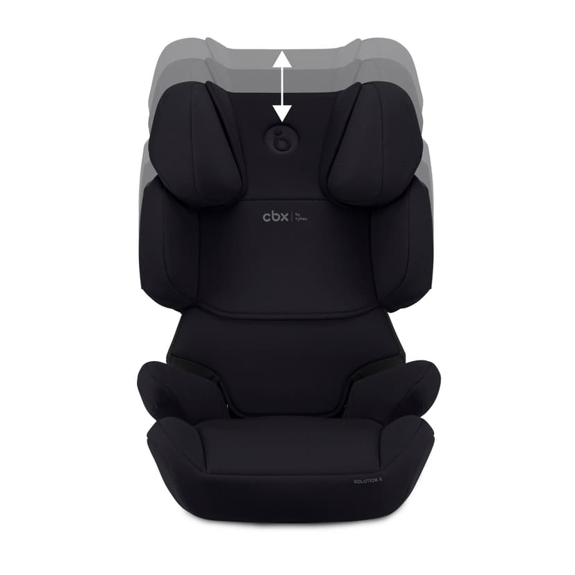CBX by CYBEX Solution XI-Fix child car seat, for cars with or without ISOFIX, for children aged approx. 3 - 12 years (100 - 150 cm), approx. 15-50 kg, Black - 3