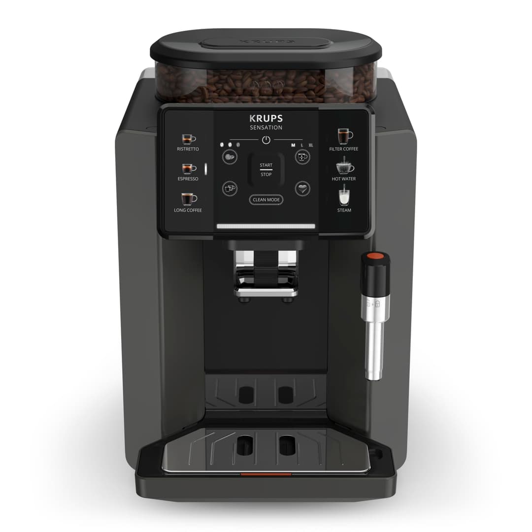KRUPS Sensation C50 Fully Automatic Coffee Machine EA910810, Charcoal