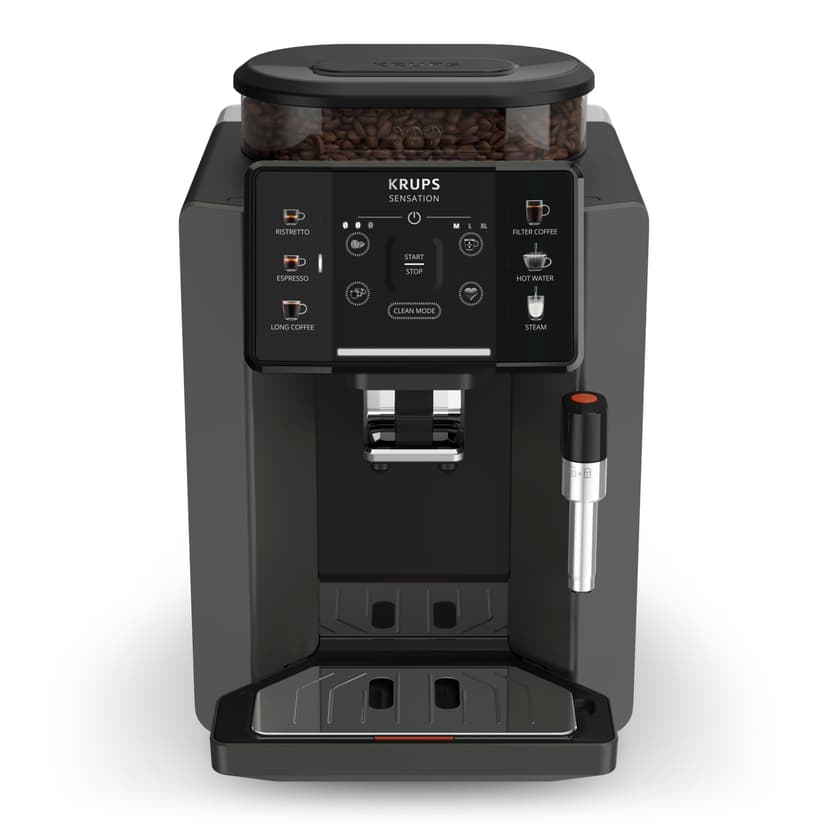 KRUPS Sensation C50 Fully Automatic Coffee Machine EA910810, Charcoal - 1