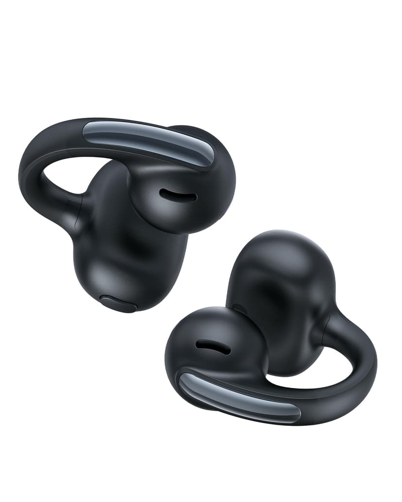 Baseus Bowie MC1 Casque Ouvert, Ecouteur Conduction Osseuse avec Son Impressionnant, Renforcement des Basses Adaptatif, Bluetooth 5.4, Réduction du Bruit Lors des Appels, IP57, Autonomie de 40h - 1
