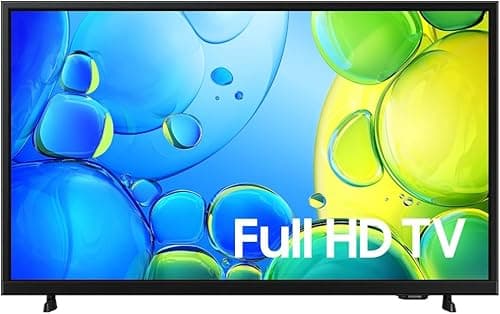 Samsung 32 inch Full HD TV F6005 4K Smart TV, more contrast with HDR, sound with OTS Lite, 500+ TV Plus channels and your data protected Knox Security