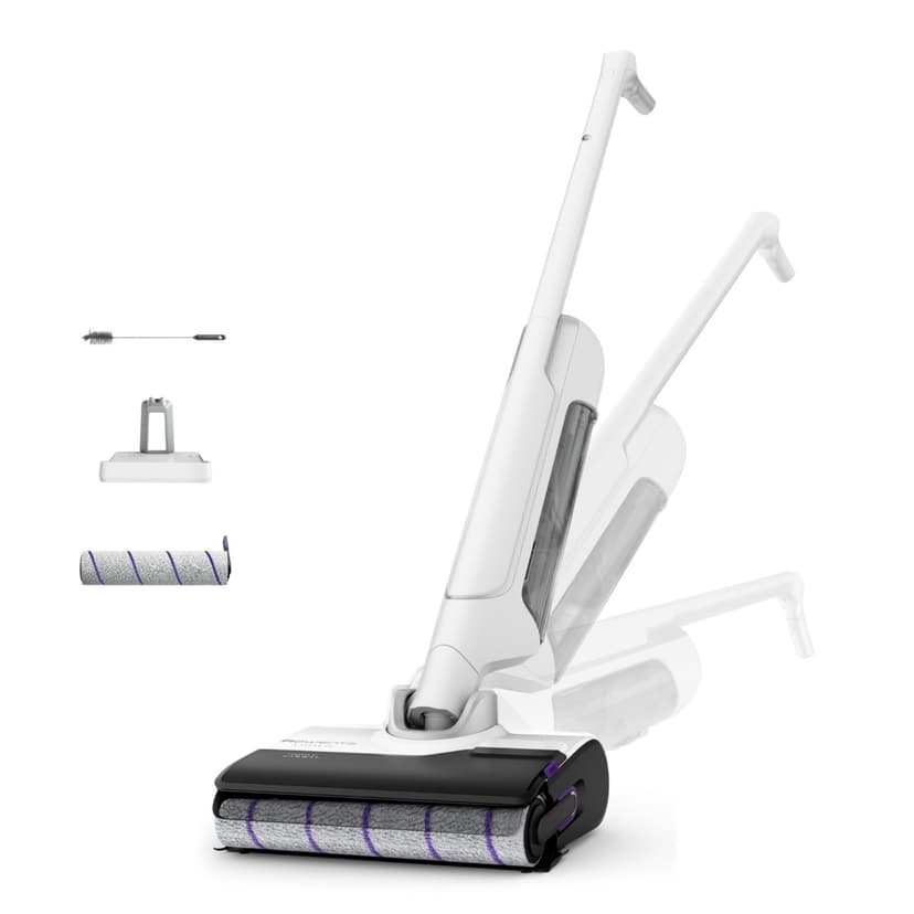 Rowenta YY5785FEX-Clean 10 2-in-1 Floor Cleaner, Vacuuming and Mopping, Electric Mop, Self-Cleaning, Drying System, Double Edge, Extra Long Service Life - 1