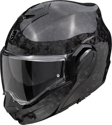 Scorpion EXO-Tech Evo Carbon Onyx Casque, Noir, L (58/59)