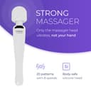 Yarosi Cordless Curved Therapeutic Massager - 8 Powerful Speeds & 20 Patterns - for Muscle Aches & Sports Recovery - Rechargeable - Wireless & Travel Friendly - White - 3