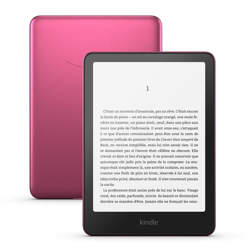 Amazon Kindle Paperwhite Signature Edition (Nouvelle génération) - Notre modèle le plus rapide avec éclairage avant à réglage automatique et charge sans fil - 32 Go - Rose métallisé - 1