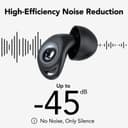 Bouchon D'oreille Pour Dormir, Anti-Bruit 45 dB, Bouchons Réutilisables en Silicone Souple et Ergonomiques, 4 Tailles (XS/S/M/L), Adaptés Pour Dormir/Voyager/Se Concentrer/Concert - 2