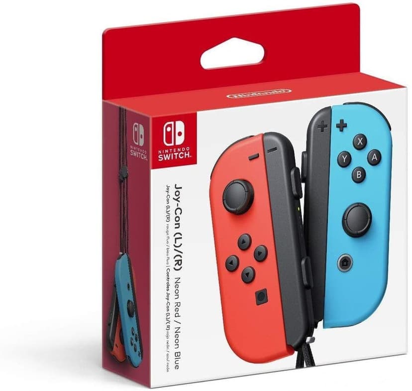 Nintendo Switch Joy-Con Controller Pair - Neon Red/Neon Blue Switch - 1