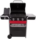 Char-Broil Gas2Coal Hybrid Grill - Griglia per barbecue a gas e carbone a 3 fuochi, finitura nera - 3