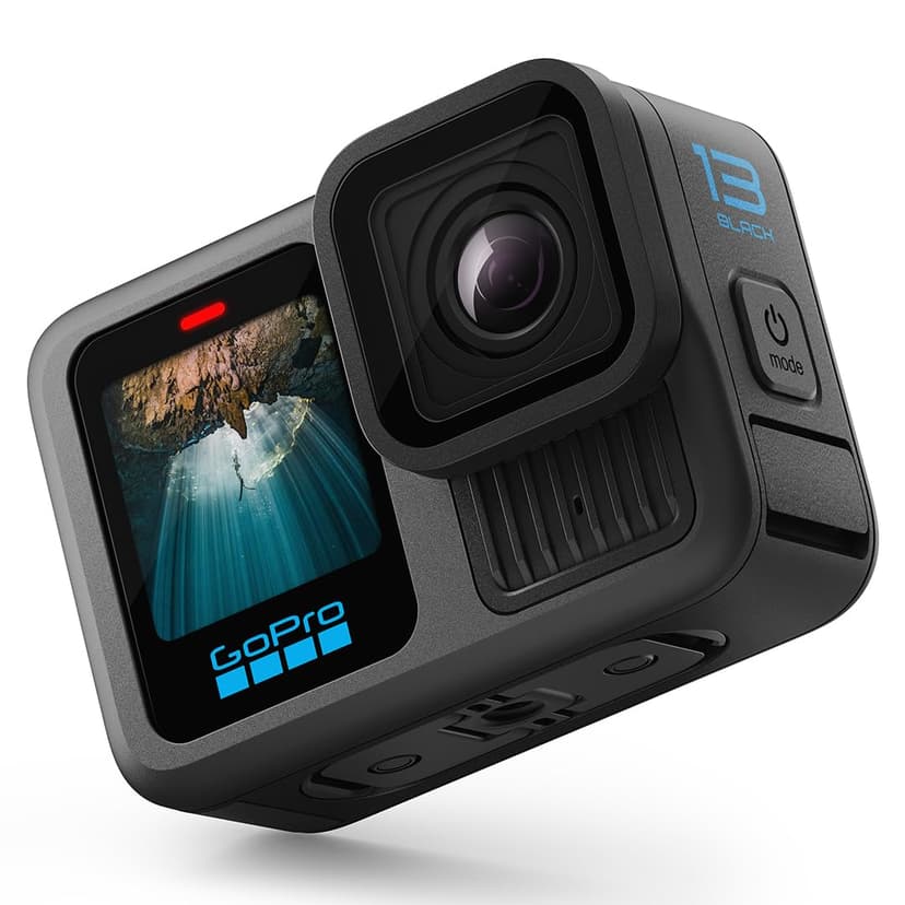 GoPro HERO13 Black - Caméra d'action étanche avec vidéo 5.3K60, Photo 27MP + compatibilité avec Les objectifs de la série HB - 2