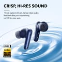 soundcore by Anker Liberty 4 NC Wireless Noise Cancelling Earbuds, 98.5% Noise Reduction, Adaptive Noise Cancelling to Ears and Environment, Hi-Res Sound, 50H Battery, Wireless Charging (blue) - 5