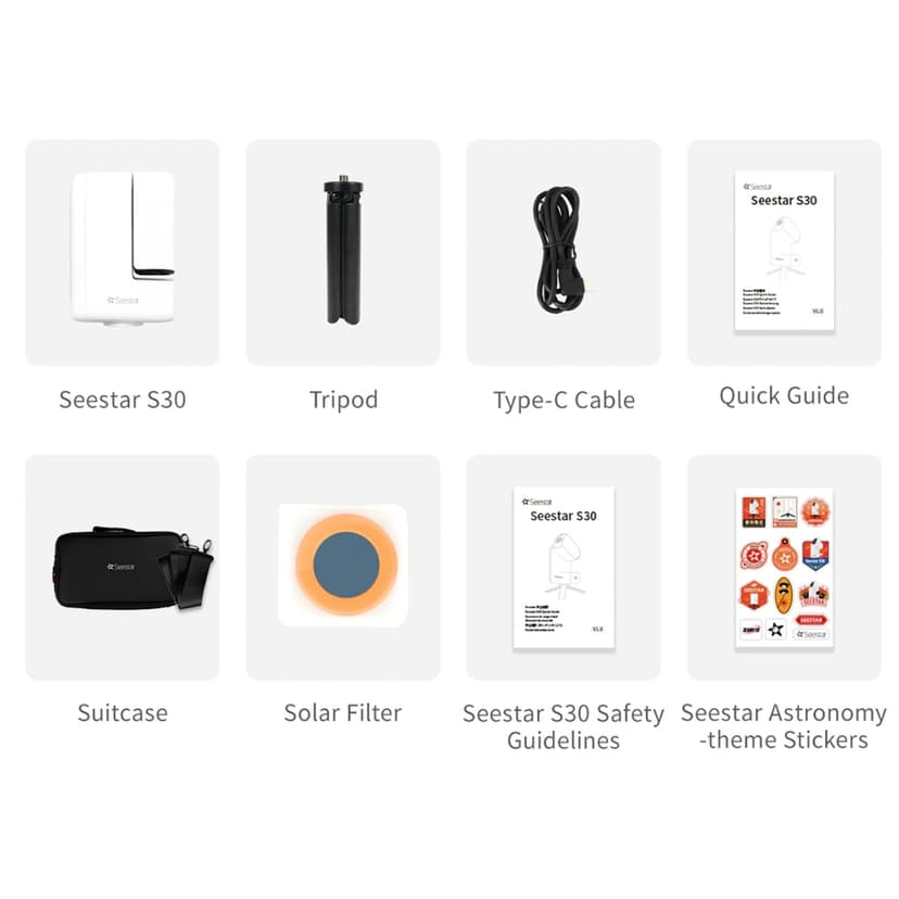 Smart Telescope ZWO AP 30/150 Seestar S30 - 2