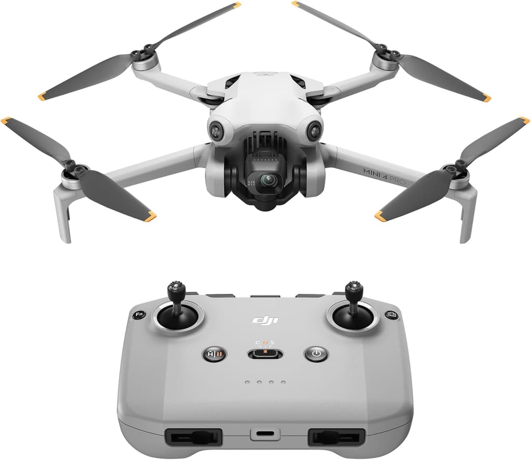 DJI Mini 4 Pro (DJI RC-N2), Mini Drone Pliable avec Camér…