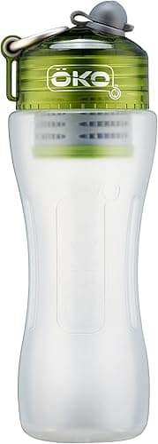 OKO H2O Bouteille de filtration de 650 ml pour voyage, ca…