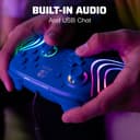 Official Switch Afterglow Wave Wired Controller - Blue - 3