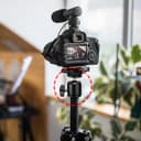 5 Pièces Rotule Photo, DEANKEJI Pivotante 360° Rotule de Suspension, Métal Rotule, Trépied, pour Caméras avec Support à vis 1/4, Monopode Appareil Photo, Support Lumière de Remplissage - 6