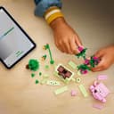 LEGO Botanicals Rocking Plants - Artificial Flowers Set - incl. 2 Faux Plants & 2 Pastel Coloured Pots for Bedroom Decor - DIY Gift Idea for 9+ Year Old Girls & Adults - 11506 - 2