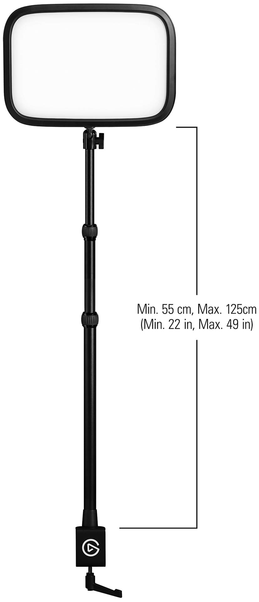 Elgato Key Light - Professional 2800 lumens Studio Light with desk clamp for Streaming, Recording and Video Conferencing, Temperature and Brightness app-adjustable on Mac, PC, iOS, Android - 3