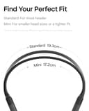 SHOKZ OpenRun Bone Conduction Headphones, Open-Ear Bluetooth Sports Earphones with Mic, IP67 Waterproof Wireless Headset for Running and Workout, 8H Playtime, USB-C - Black, Sport headband - 7