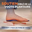 Dr. Scholl’s Semelles Orthopédiques Advanced Hommes Femmes, Pour Chaussures de Travail et Bottes, Soulagent la Fasciite Plantaire, Soutiennent voûte et pieds plats, jusqu’à 150kg, 38-39 - 7