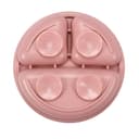 PandaEar 2 Pack Silicone Baby Suction Plates with 2 Spoons 2 Forks for Weaning Girls, Sectioned Divided Baby Weaning Plates, Toddler Dinner Plates Set for Toddlers Kids Childrens, BPA-Free, Pink - 7