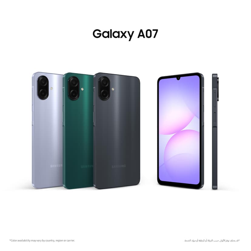 Samsung Galaxy A07 LTE, Android Smartphone, 64GB Storage, 4GB RAM, Green, 6x OS Upgrades, Large Display, 6nm Processor (KSA Version) - 2