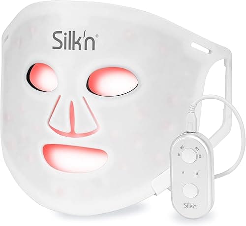 Silk'n Face Mask I LED Face Mask 100 I Face mask skincare with light technology I Reduces fine lines and wrinkles I 4 LED colours