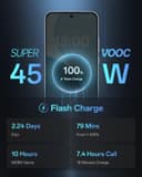 OPPO Reno14 F 5G 8+256GB, AI Android Unlocked Smartphone, 6.57" 120Hz AMOLED Display, 50+32MP AI Camera, 6000mAh Battery, IP69 Water Resistance, Opal Blue (Include 45W SUPERVOOC Charger) - 6