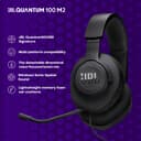 JBL Quantum 100M2 Wired Over-Ear Gaming Headset with JBL QuantumSOUND Signature and 3.5 mm Headphone Jack, Multi-Platform Compatibility, Detachable Mic, Mute Option, Black - 3