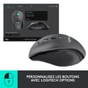 Logitech M705 Marathon sans Fil Souris, Récepteur USB Unifying 2,4 GHz, 1000 PPP, 5 Boutons Programmables, Pile Durée 3 Ans, Compatible PC, Mac, Ordinateur Portable, Chromebook - Graphite - 4
