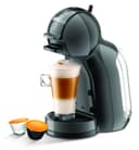 Krups Nescafé Dolce Gusto Machine à café capsules multi-boissons, 0.8 L, 15 bars, Cafetière compacte, Arrêt automatique, Taille de boisson réglable, Mini Me, Noir/Anthracite KP123810 - 1