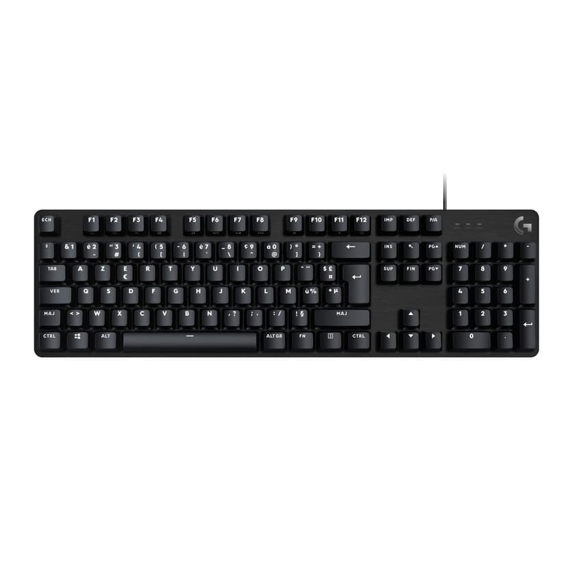 Logitech G413 SE Full-Size Mechanical Gaming Keyboard - Backlit Keyboard with Tactile Mechanical Switches, AZERTY French Layout - Black - 1