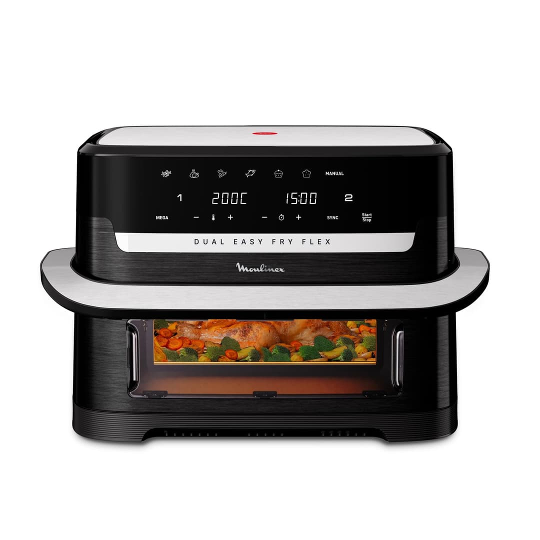 Moulinex Easy Fry Dual Flex, Air Fryer, Large Drawer 9L, …